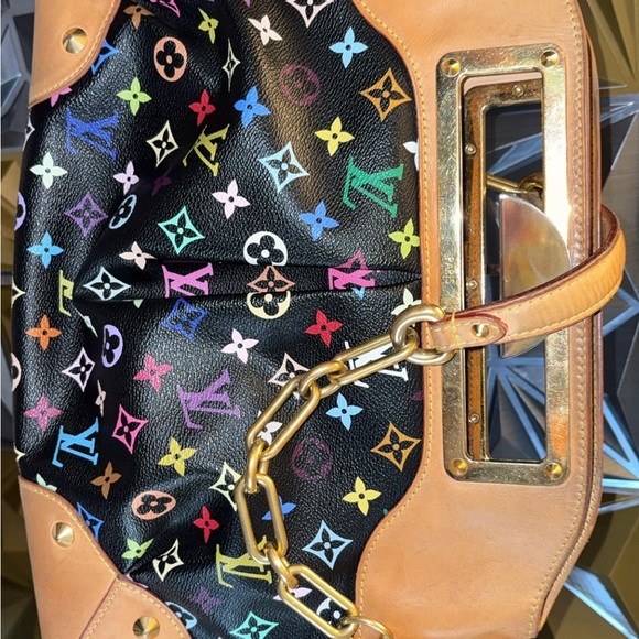 EUC💕 Louis Vuitton Black Murakami Monogram Shoulder Bag - Picture 5 of 5